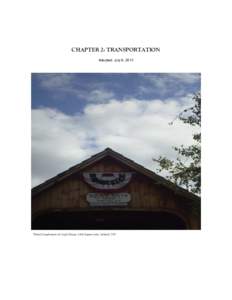 CHAPTER 2: TRANSPORTATION Adopted: July 6, 2011 Photo Compliments of: Leigh Sharps, Little Squam Lake, Ashland, NH  Ashland Master Plan[removed]