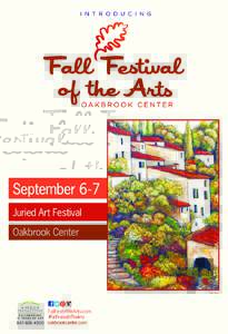 September 6-7 Juried Art Festival Oakbrook Center Karen Heuton