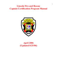 LFR; Captain Certification Program Manual; captmanual.pdf