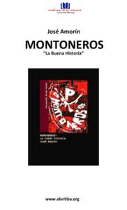 José Amorín  MONTONEROS