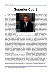 SUPERIOR COURT  Superior Court namic navigation. Other For the second year improvements to the