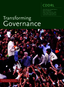 cddrl  Transforming Governance