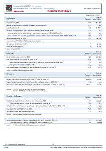 Resume statistique - Foncquevillers