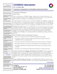 Earthquake Engineering Research Institute / Earthquake engineering / Cosmos / Bruce Bolt / Civil engineering / Engineering / Construction