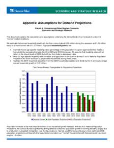 Mortgage industry of the United States / Population growth / Population / Economy of the United States / Human geography / Science / Demography / Population ecology / Fannie Mae