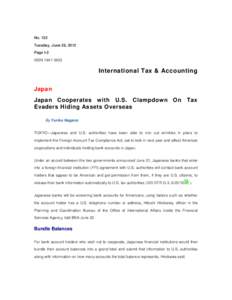International taxation / 111th United States Congress / Foreign Account Tax Compliance Act / Government / Income distribution / Economy of New York City / National Tax Agency / Bank / Federal Reserve System / Citigroup / FATCA agreement between Canada and the United States / Banking in Switzerland