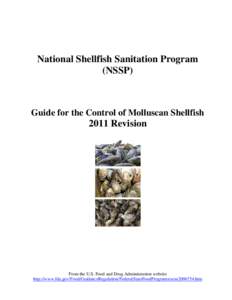 NSSP 2009 Section II Chapter I: Shellfish Sanitation Program
