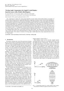 Jpn. J. Appl. Phys. Volpp. 101–108 Part 1, No. 1, January 2000 c °2000 Publication Board, Japanese Journal of Applied Physics