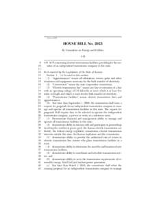 Session of[removed]HOUSE BILL No[removed]By Committee on Energy and Utilities[removed]