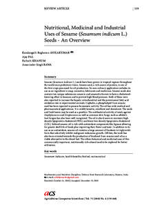 Fatty acids / Nutrition / Lamiales / Sesame oil / Sesame / Vegetable fats and oils / Sesamin / Lignan / Polyunsaturated fat / Food and drink / Cooking oils / Vegetable oils