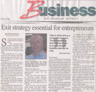 Exit strategy essential for entrepreneurs