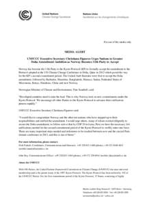 Climate change policy / International relations / Climate change / Carbon dioxide / Kyoto Protocol / First commitment period / Christiana Figueres / United Nations Climate Change Conference / Yvo de Boer / United Nations Framework Convention on Climate Change / Carbon finance / Environment