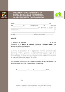 Microsoft Word - Solicitud de Adhesión MCT Las Merindades Calidad Rural.docx