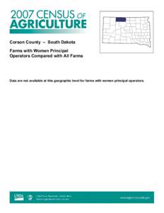 Rural culture / Corson County /  South Dakota / Organic food / Agriculture / South Dakota / Land use / Agriculture in Idaho / Family farm / Human geography / Farm / Land management