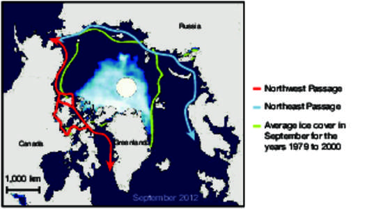 Russia  Northwest Passage Northeast Passage  Canada