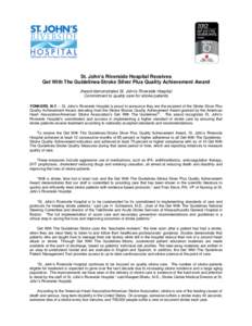 Microsoft Word - Stroke Silver Quality Achievement Award.doc