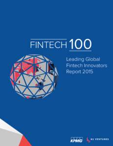 Company #00  FINTECH 100 Leading Global Fintech Innovators Report 2015