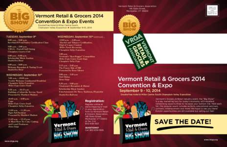 The  BIG SHOW  Vermont Retail & Grocers Association