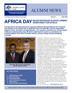 Australian Government AusAID AUSTRALIAN SCHOLARSHIPS FOR AFRICA PROGRAM An initiative of the Australian Government