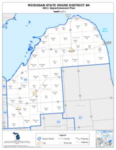MICHIGAN STATE HOUSE DISTRICT[removed]Apportionment Plan 0 ARENAC
