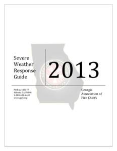 Severe Weather Response Guide PO BoxAtlanta, GA 30348