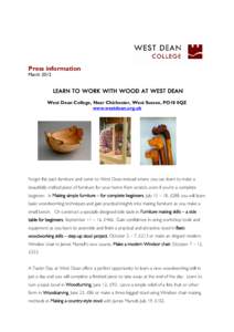 Microsoft Word - Learn to work with wood