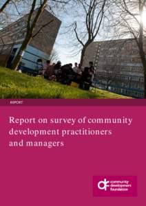 Report on survey of community development practitioners and managers