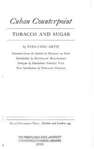 Cuban Counterpoint TOBACCO