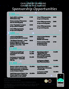 IMAX / Challenger Center for Space Science Education / Planetarium / Optics / Space / Imaging / Tallahassee metropolitan area / Tallahassee /  Florida