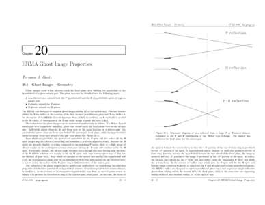 20.1. Ghost Images – Geometry  Chapter 07 Jul 1999 – in progress