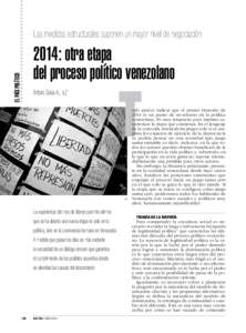 Las medidas estructurales suponen un mayor nivel de negociación  el país político 2014: otra etapa del proceso político venezolano