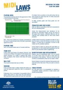 Rugby union / Laws of Australian rules football / Sports rules and regulations / Penalty / Offside / Line-out / Experimental law variations / Scrum / Laws of rugby union / Sports / Football / Laws of association football