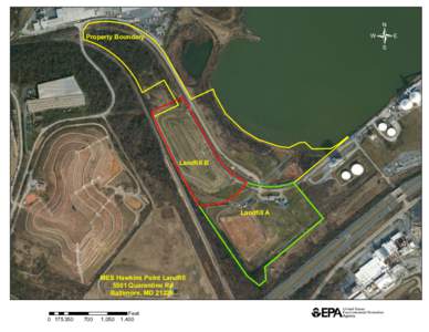 EPA Region 3 RCRA Corrective Action Geospatial PDF Site Map for MES Hawkins Point Landfill Baltimore MD