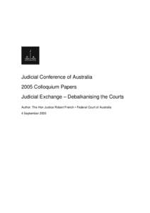 Judicial Conference of Australia