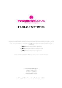 Microsoft Word[removed]Powershop Solar Rate Card.docx