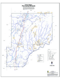 Pine County Public Waters Inventory Map