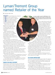 Lyman/Tremont Group named Retailer of the Year T n