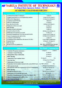 NARULA INSTITUTE OF TECHNOLOGY  JIS GROUP