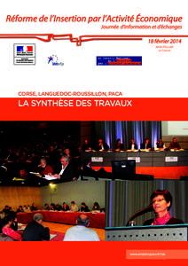 18 février 2014 MONTPELLIER Le Corum Corse, Languedoc-Roussillon, PACA