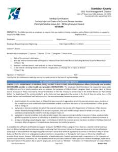 Stanislaus County CEO- Risk Management Division th[removed]Street Suite 5900, Modesto, CA[removed]Phn[removed]Fax[removed]