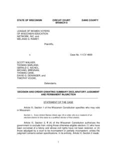 Suffrage / Wisconsin Constitution / United States Constitution / Disfranchisement / Right of foreigners to vote in the United States / Connecticut Constitution / Politics / Government / Elections