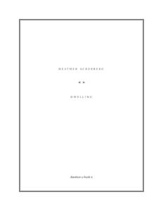 heather ackerberg    dwelling  duration e-book 6
