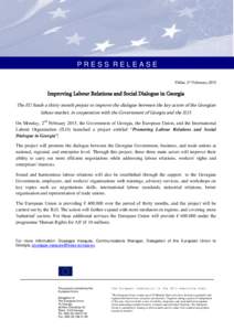 Geography of Europe / International Labour Organization / United Nations Development Group / Tbilisi