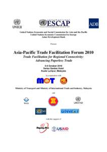 Business / Economics / Borders / Government / Trade facilitation / Single-window system / Asia-Pacific Economic Cooperation / World Customs Organization / Association of Southeast Asian Nations / International trade / International relations / United Nations General Assembly observers