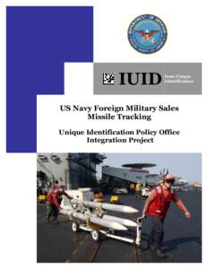 IUID  Item Unique Identification  US Navy Foreign Military Sales