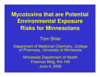Microsoft PowerPoint - MycotoxinSem.ppt