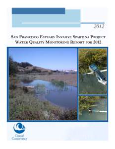 2012 San Francisco Estuary Invasive Spartina Project Water Quality Monitoring Report for 2012 Create Report templates  San Francisco Estuary