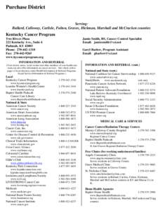 Healthcare reform in the United States / Presidency of Lyndon B. Johnson / Geography of the United States / McCracken County /  Kentucky / Paducah /  Kentucky / Jackson Purchase / Medicaid / Ballard County /  Kentucky / Medicare / Paducah micropolitan area / Kentucky / Federal assistance in the United States