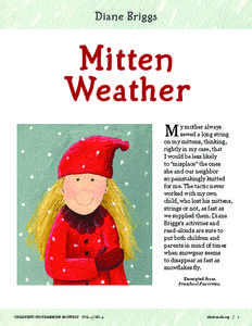 Diane Briggs  Mitten Weather M