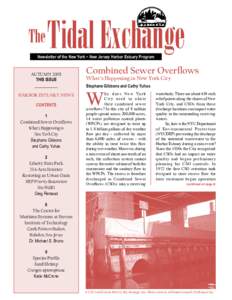 The  Tidal Exchange Newsletter of the New York ~ New Jersey Harbor Estuary Program